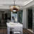 23" Outdoor Ceiling Fan with Dimmable LED Light and Remote Plug-in Water-Proof Fan for Patio 