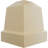 Endurathane Inside Corner Moulding, 3 3/4"P x 5 1/2"H (matches moulding MLD05X02X06RO), Factory Primed
