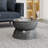 Ageliki Drum Iron Coffee Table with Lipped Tray Top-1536098643