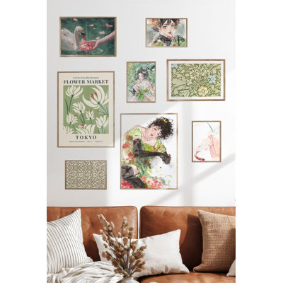 Tableau décoratif encadré (8 pièces)