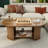 Oval Fluted Coffee Table