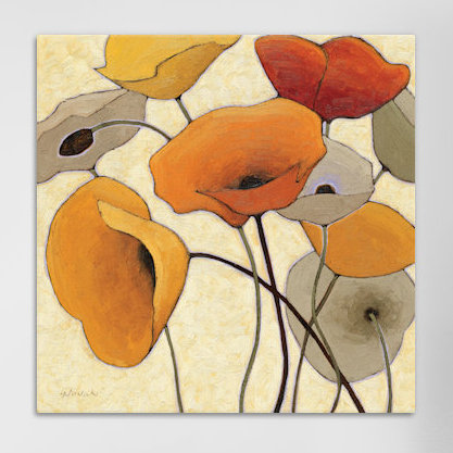 « citrouille pops iii », reproduction d’art sur toile tendue, H 37 po x l 37 po x P 1,5 po