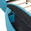 Upholstered Platform Bed With Wingback Headboard, Large Drawer, And Side Storage Stools For Modern Bedrooms-959276308