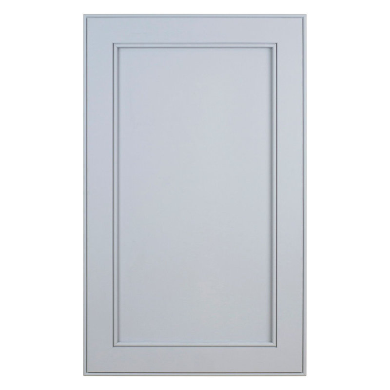 14" W x 34" H x 3.5" D Solid Wood Recessed Bathroom Cabinet, Primed