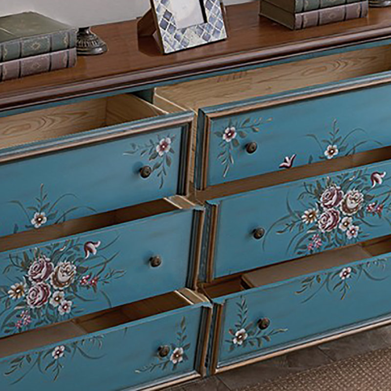 Armoire de rangement élégante de style rétro