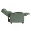 Fauteuil inclinable moderne à dossier en velours côtelé moelleux et confortable en bois massif 1pc-558174036