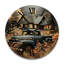 Horloge murale en bois massif Rockmart-1756325555