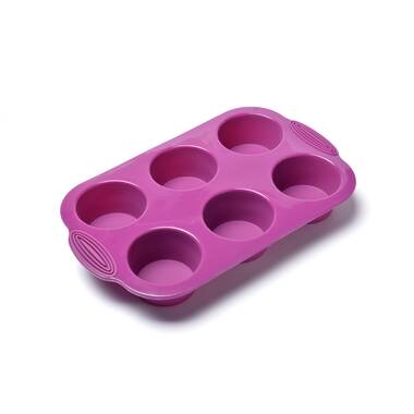 Muffin Pan 6 Cup Silicone