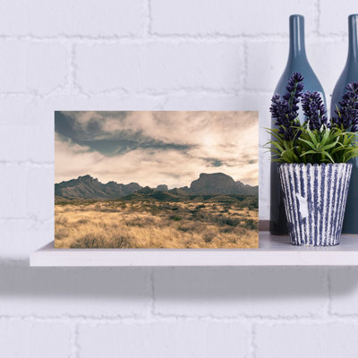 Isolation (1 of 1) Abstract Contemporary Landscape Mountain Wall Art Print 1 Piece Wrapped Canvas Wall Art