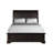 Ornamented Queen Bed, Combining Veneers And Pine Solid Crafted Bed In Design