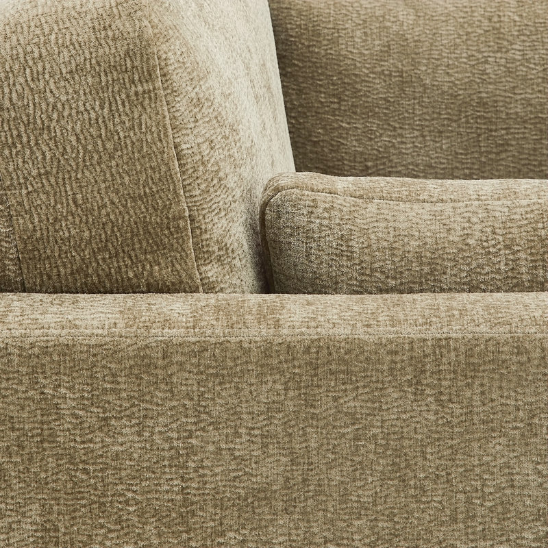 Chaise moderne avec accoudoirs, Vert
