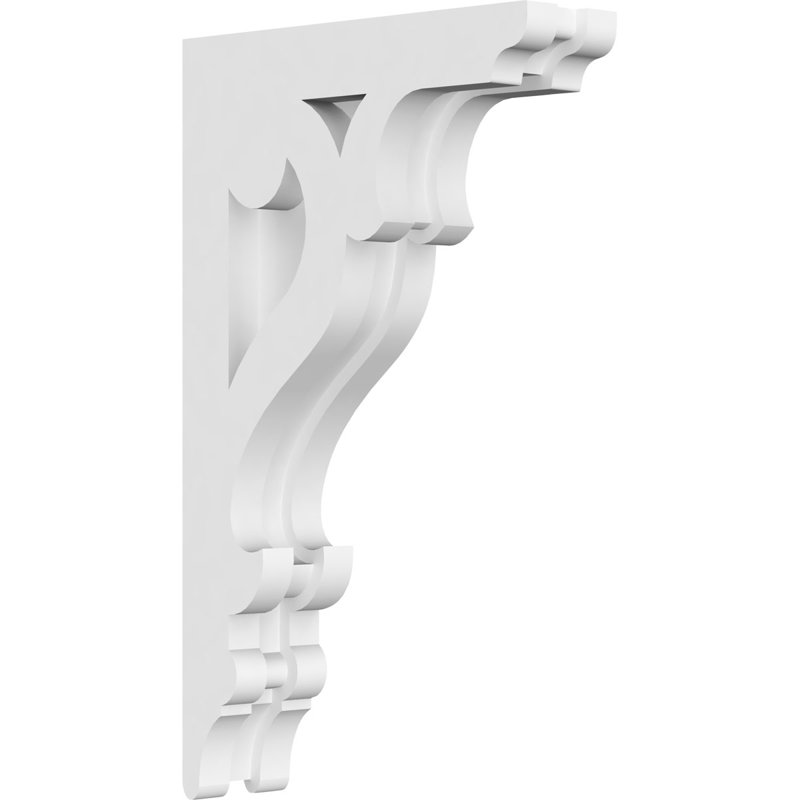 Corbeau en PVC de qualité architecturale Brontes, H 11 po x l 6,5 po x P 1,875 po