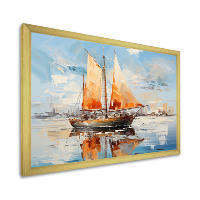 Impression sur toile Tyquan Boat Vibrant voyages I