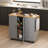 Arnola 39.7" W Kitchen Island Cart-956860545
