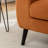 Deivi Upholstered Accent Chair with Round Arm-2019053553