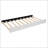 Full Size Upholstered Platform Bed With Brick Pattern Headboard And Storage