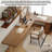 Simple Modern Solid Wood L-shaped Desk-128425190