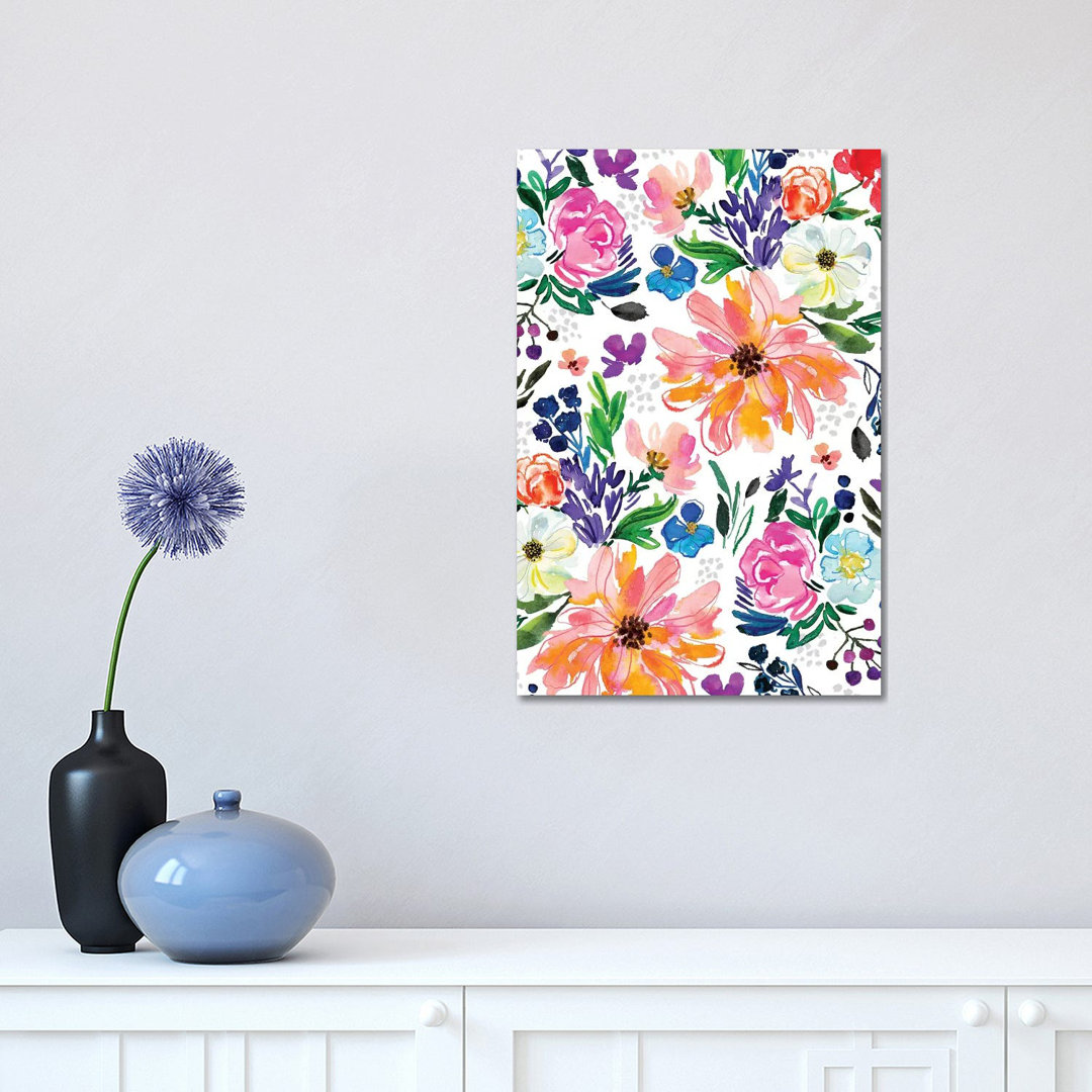 Blooms by Joy Ting - Wrapped Canvas Gallery-Wrapped Canvas GiclÃ©e
