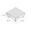 Table basse cadre