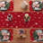 Winter  Snowman Gingerbread Man Christmas Tree Xmas Table Runner Table Decoration For Party Home Kitchen Dining Holiday Decor-304728047