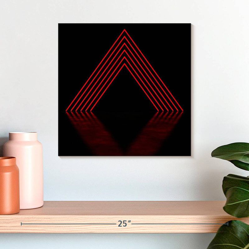 Geometric Pyramid Stack, 16" H x 16" W