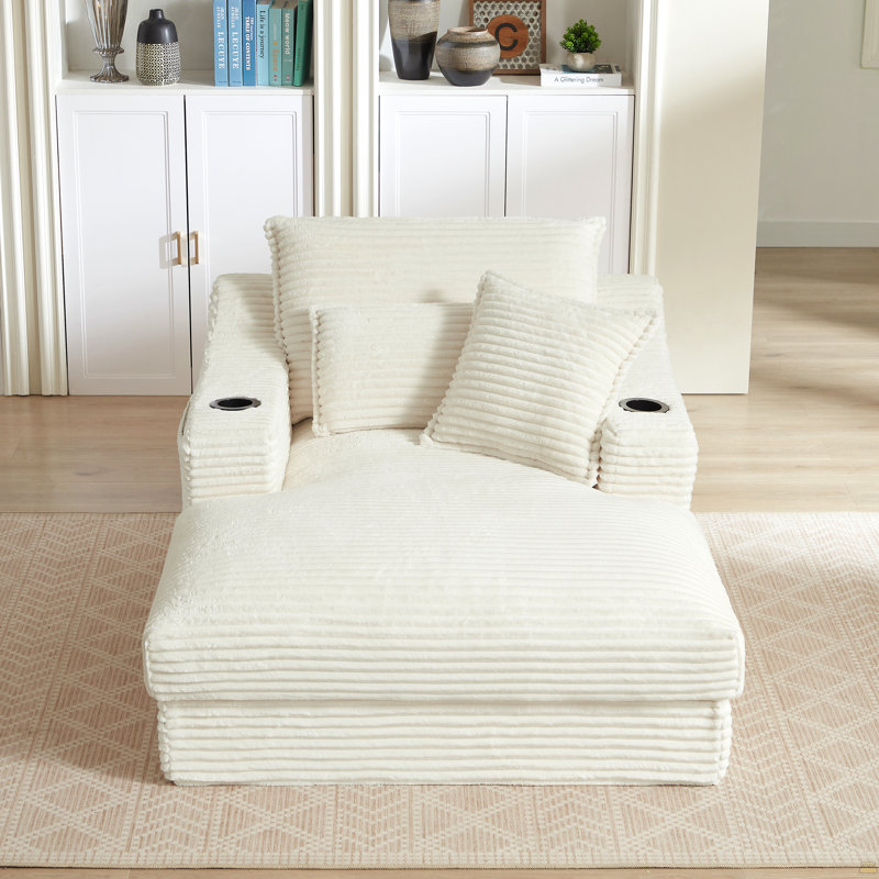 Canapé à compression 47,24 pouces, chaise longue