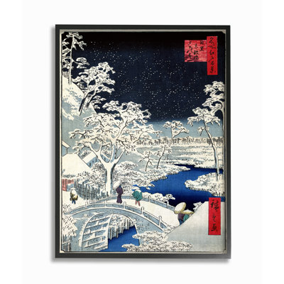 « eastern illustration snow », impression