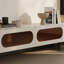 Meuble télé de luxe de style crème clair