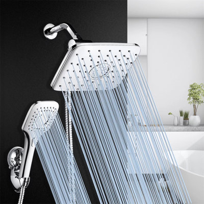 Rain Dual Shower Head 2.5 GPM GPM