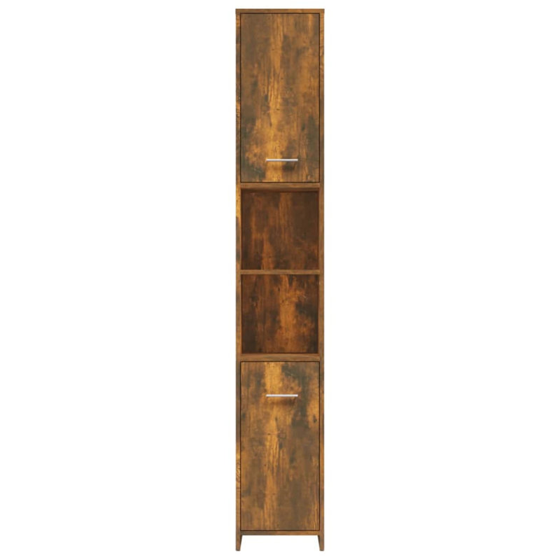 Croxley Bathroom Cabinet, Smoked Oak