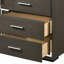 Commode de rangement élégante avec huit tiroirs spacieux, commode décorative