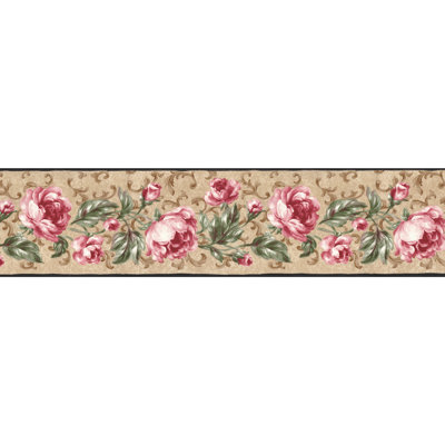 Bordure florale Chardee