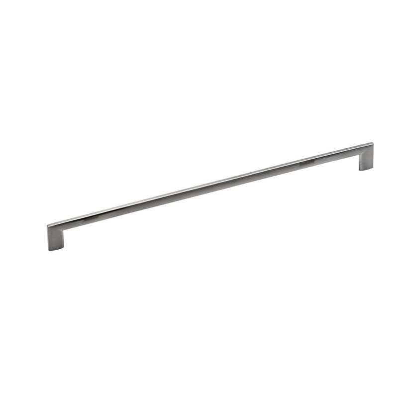 Poignée barre 15 1/8" au centre, Nickel brossé