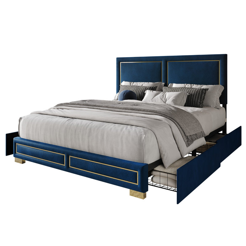 Carmalena Upholstered Platform Storage Bed