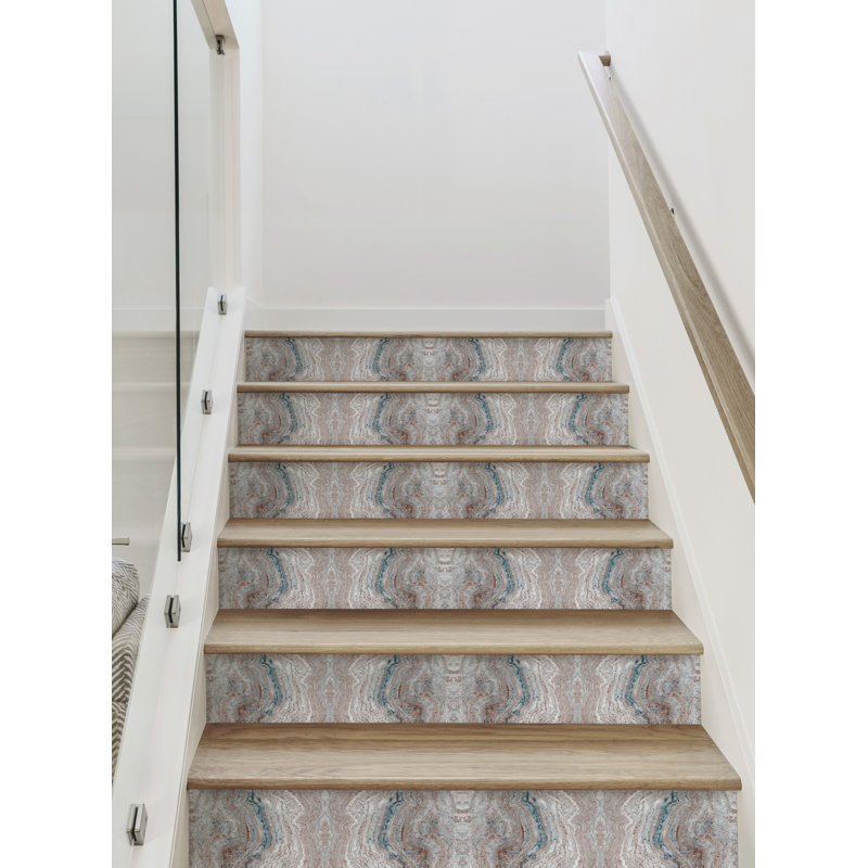 Jeresa Abstract Non-Wall Damaging Accent, 4' W x 6.5' L