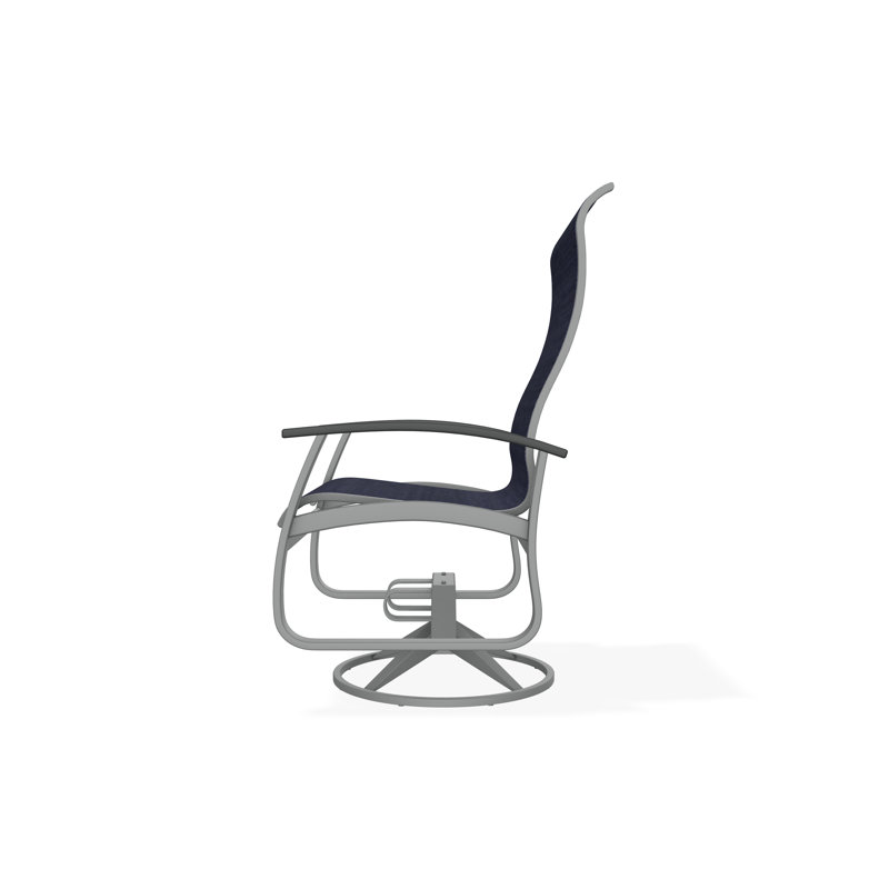 Belle Isle Outdoor Dining Chair, Collect Indigo, Graphite