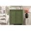 Meuble-lavabo de style rustique de 30 pouces avec lavabo en céramique, poignées de porte dissimulées, tablette réglable et charnières à fermeture en douceur 30 po avec finition olive et tablettes