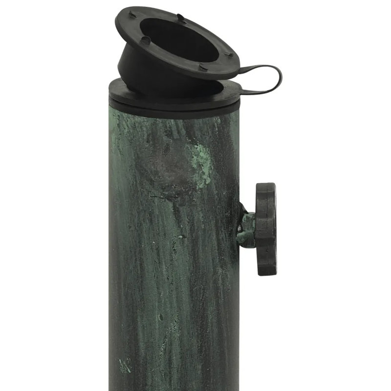 Gurley 9.4kg Cast Iron Free Standing Umbrella Base, Green 