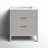 Bilroy 30'' Single Sink Bathroom Vanity with Engineered Stone Top-97008194