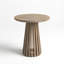 Round Acacia Outdoor Side Table , 45cm cm W 45cm cm D