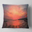 Coussin en seascape de soleil en mer-29342903-29342899