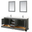 Ensemble de meuble-lavabo double 80 "avec miroir Deborah-97761274-97761278-97761490