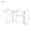 Meuble télé Modern Living, 47,2 po blanc, 2 armoires, tablettes réglables, pieds en bois massif, meuble de divertissement-85754184