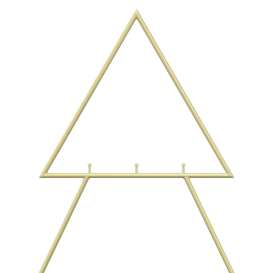 VIDAXL KUOPIO Metal Christmas Tree with Stand 180 cm Gold Steel Decorative Tree for Indoor and Sheltered Outdoor Use - Image 4