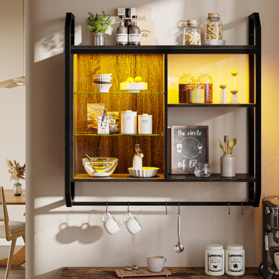 Eiser 6 Piece Accent Shelf with Towel Bar