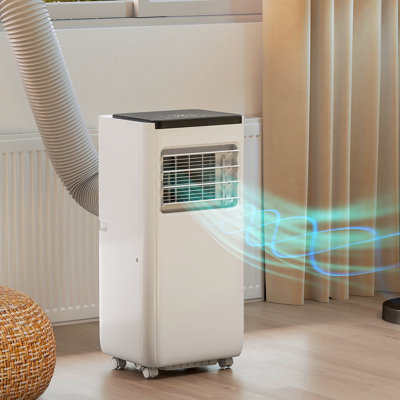 Climatiseur portatif 8 000 BTU avec contrôle WiFi, blanc