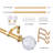 Jadlynn Adjustable Overall Width x 0.75'' Diameter Single Curtain Rod-941655528-941655531