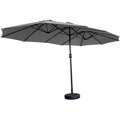 460 cm W X 270 cm D Market Parasol with Crank Lift