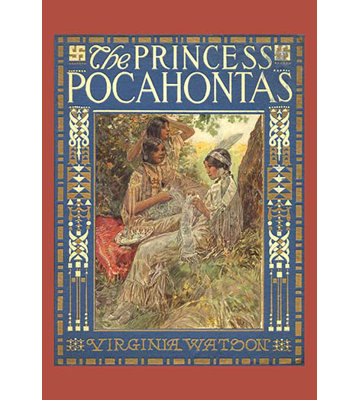 Impression d’art graphique the princess pocahontas