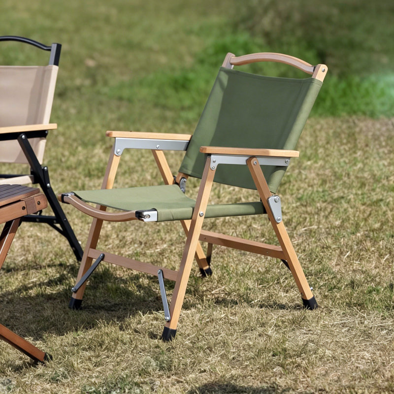 Camping Chair Beechwood Beach Chair Portable Folding For Camping, Lawn, Hiking, Sports, Hunting, Fishing, Patio & Backyard, 360 Lbs Capacity With Carry Bag(green)